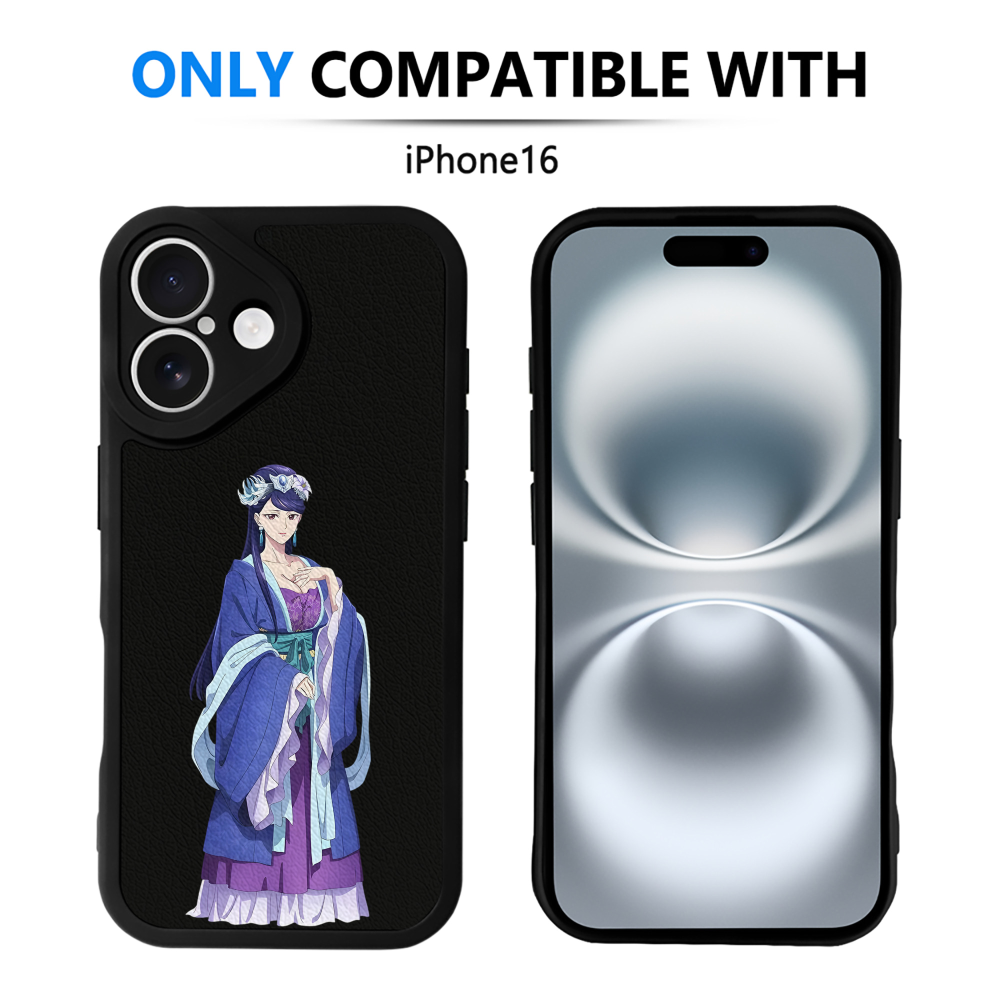 薬屋のひとりごと The Apothecary Diaries 【iPhone 16シリーズ対応】シリコンスマホケース（レザー調） 材質：シリコン